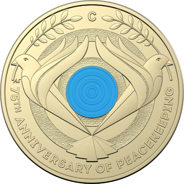 2022 $2 75th Anniversary of Peacekeeping C Mintmark Uncirculated Coin – Royal Australian Mint