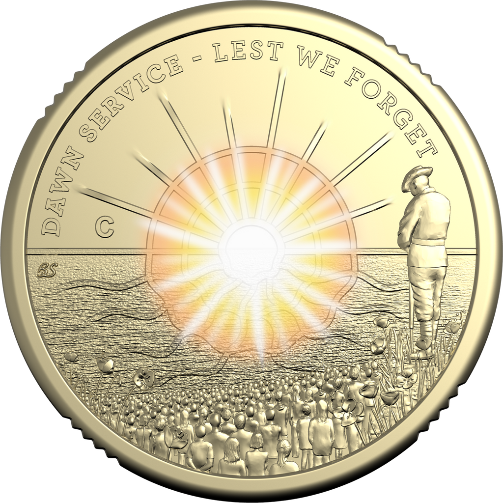 2026 Dawn Service – $2 'C' Mintmark Coloured Uncirculated Coin | Royal Australian Mint