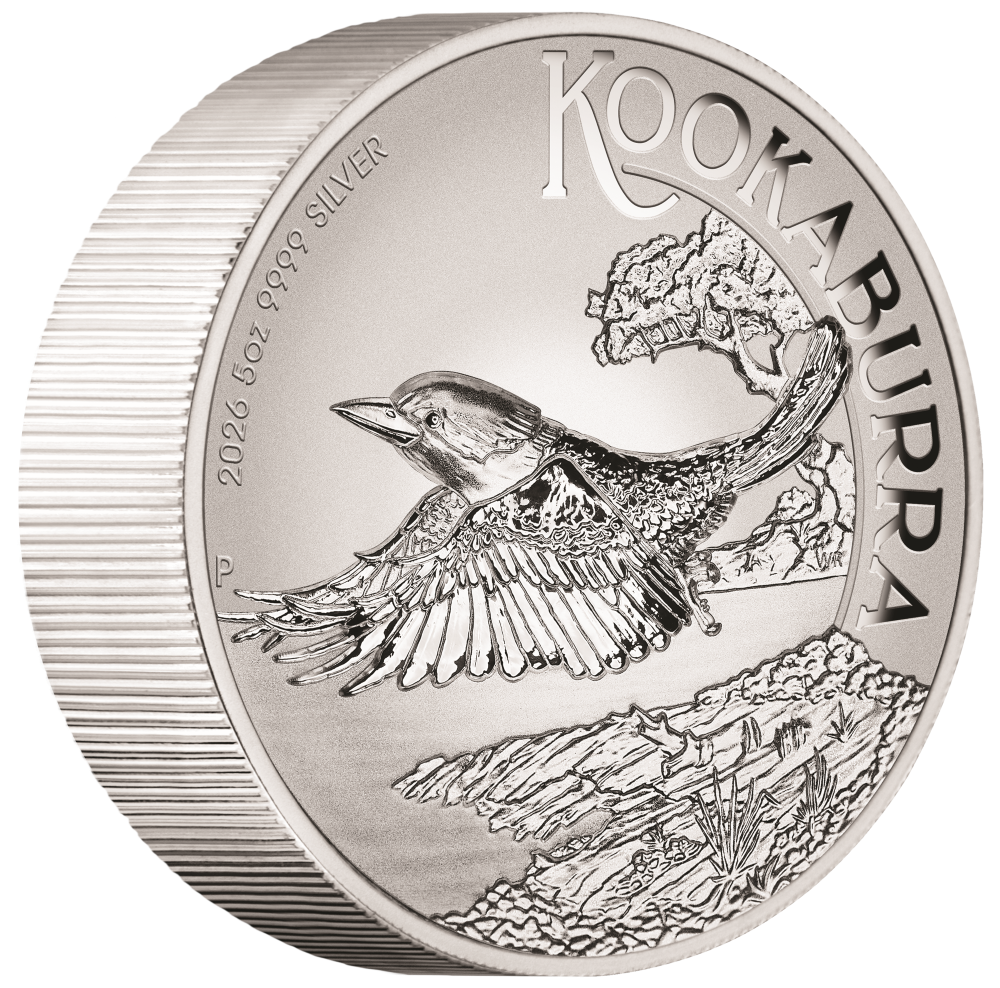 Australian Kookaburra 2026 5oz Silver Incused Coin