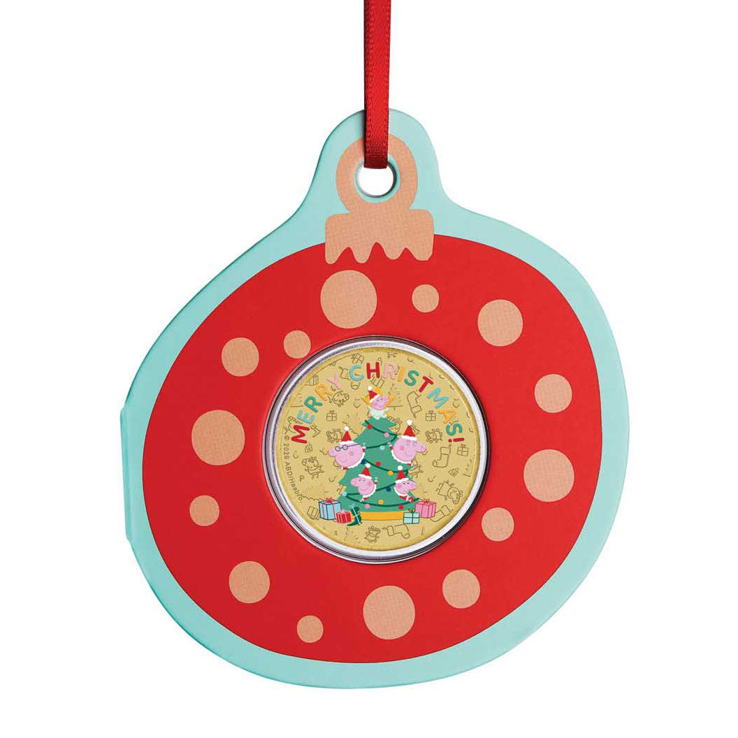 Peppa Pig – Merry Christmas 2026 Collector Coin in Card