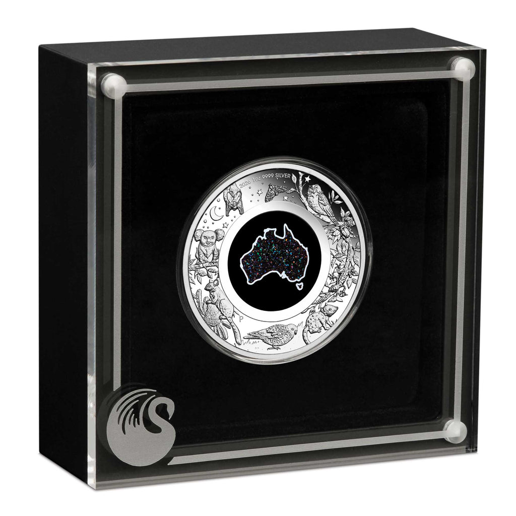 Great Southern Land 2026 1oz Silver Proof Matrix Opal Coin