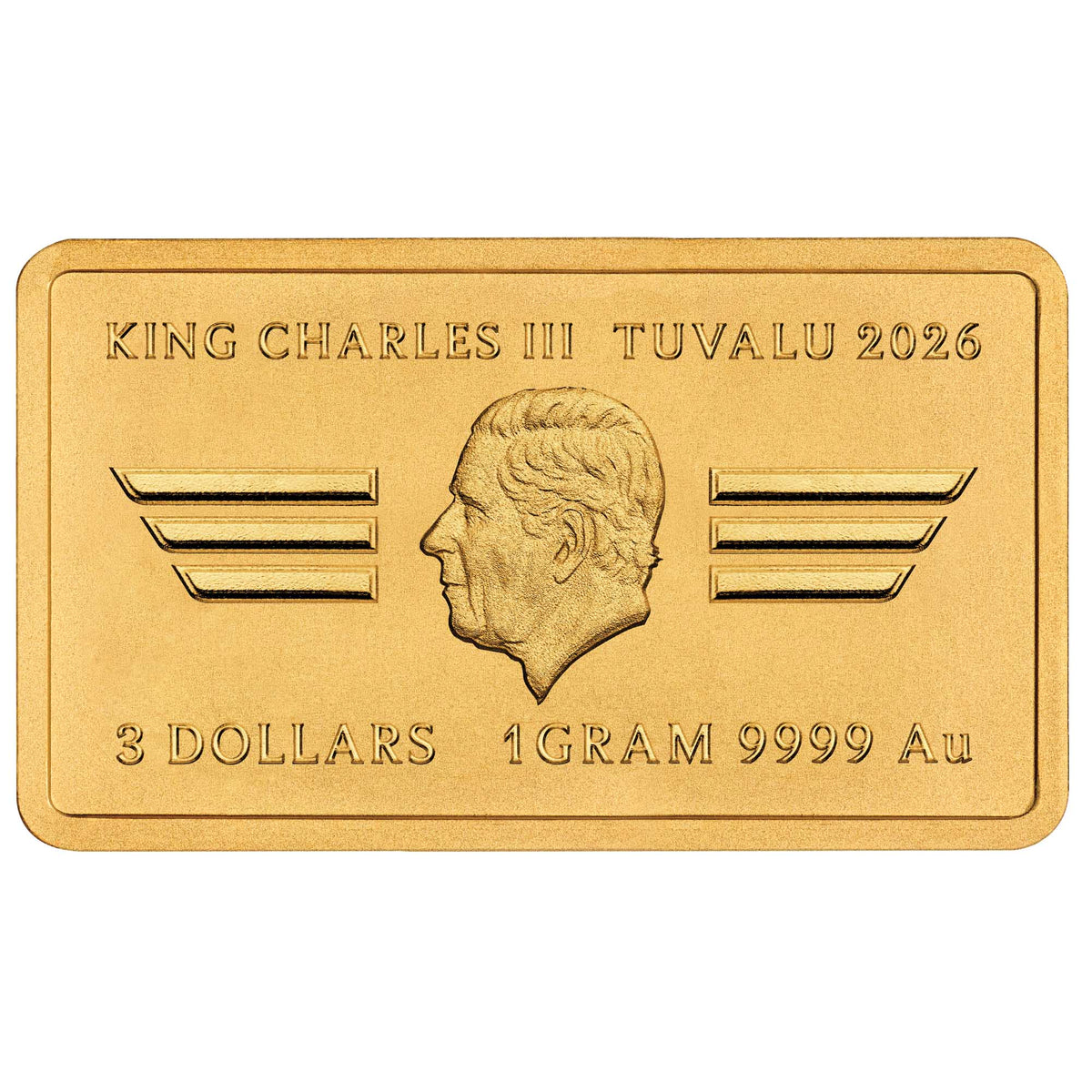 40 Years of Top Gun 2026 1g Gold Rectangular Coin in Card