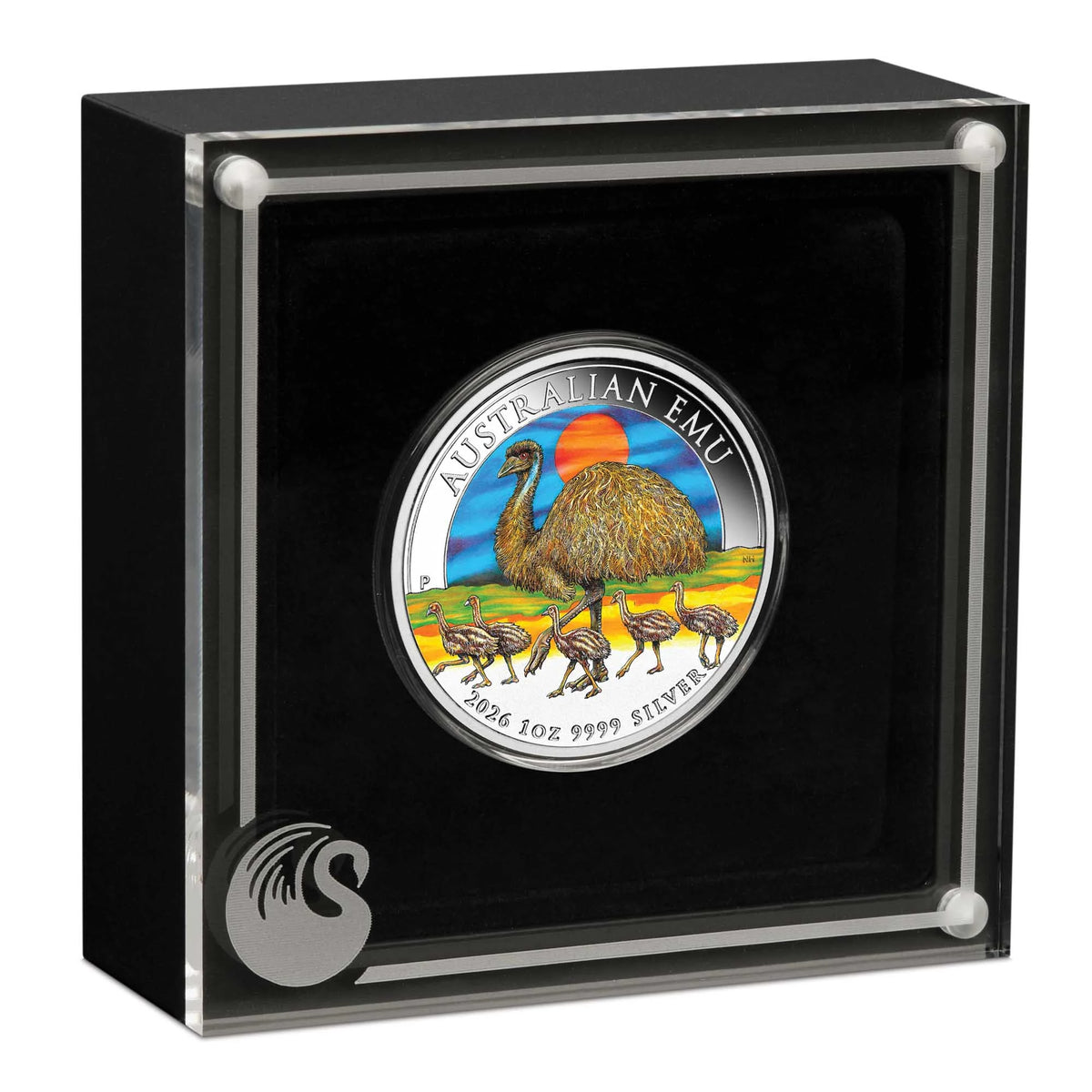Australian Emu 2026 1 oz Silver Coloured Coin