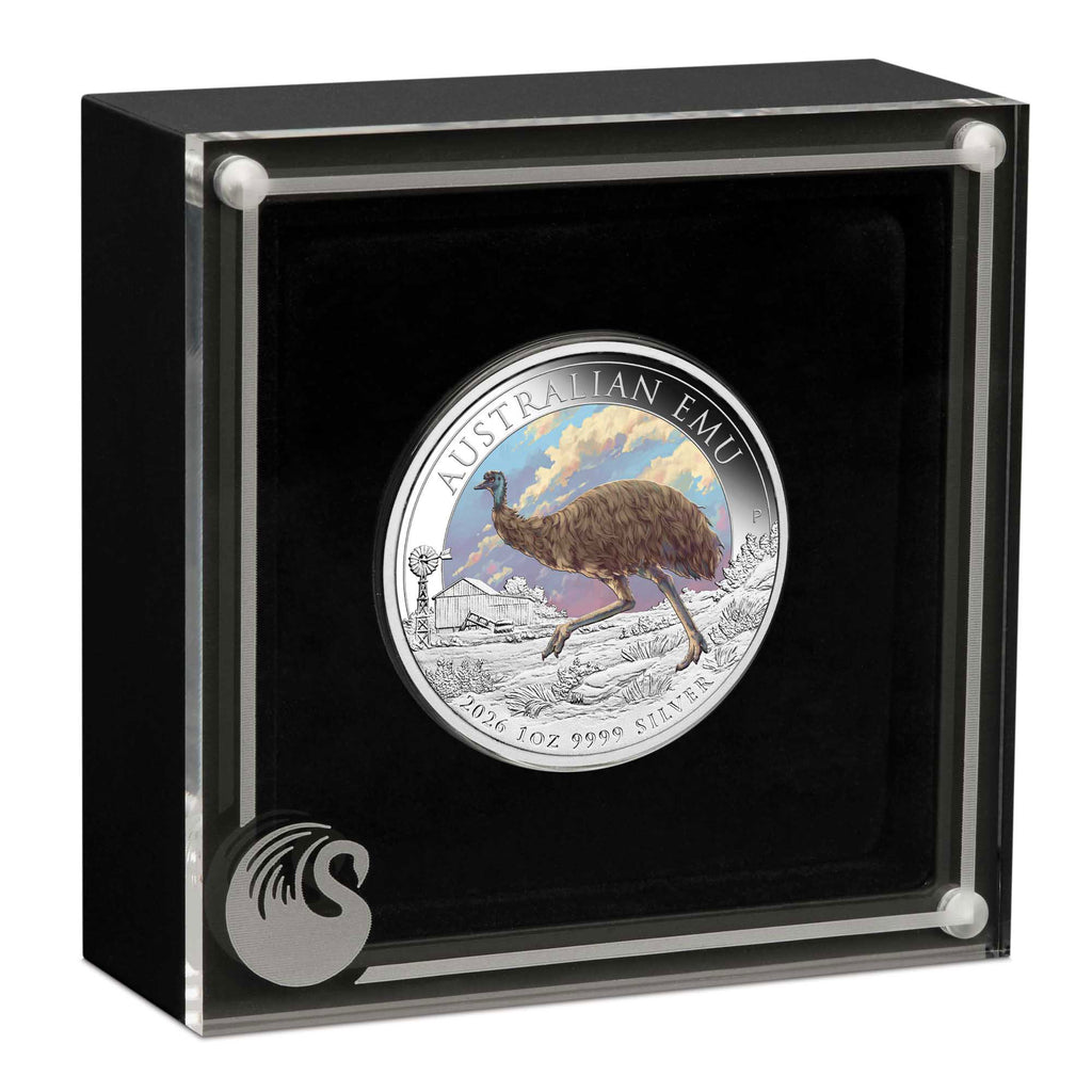 Australian Emu 2026 1oz Silver Coloured Coin