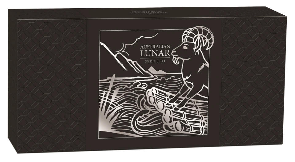 Australian Lunar Series III 2027 Year of the Goat 1oz Silver Trio – The Perth Mint
