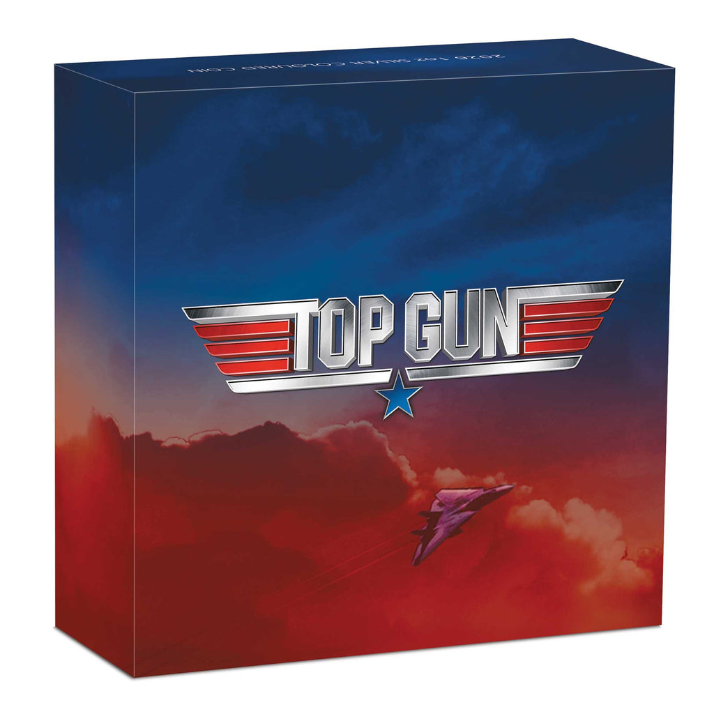 40 Years of Top Gun 2026 1oz Silver Coloured Coin