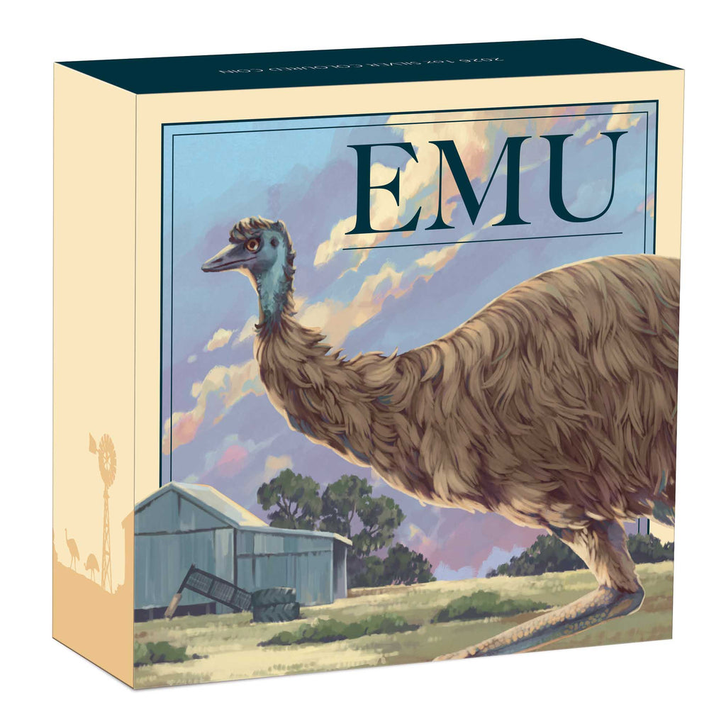 Australian Emu 2026 1oz Silver Coloured Coin