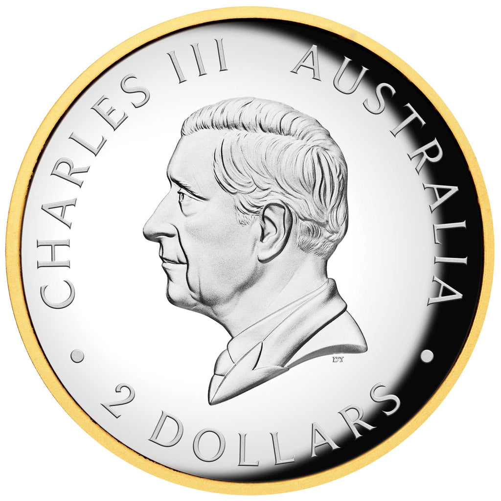 Australian Kookaburra 2026 2oz Silver Proof High Relief Gilded Coin