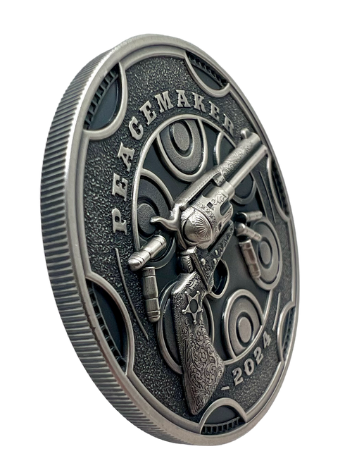 2024 Cameroon Peacemaker UHR 1 oz Silver Coin – NGC MS 70 Bullet Label