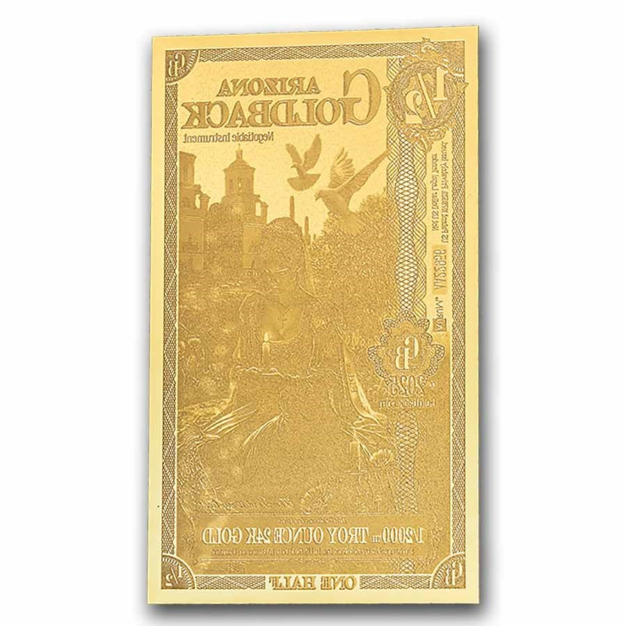 2025 Arizona ½ Goldback – Aurum 24K Gold Foil Note