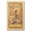 2026 1/4 Florida Goldback – Aurum 24K Gold Foil Note