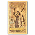 1/4 Utah Goldback - Aurum Gold Foil Note 24k (New)