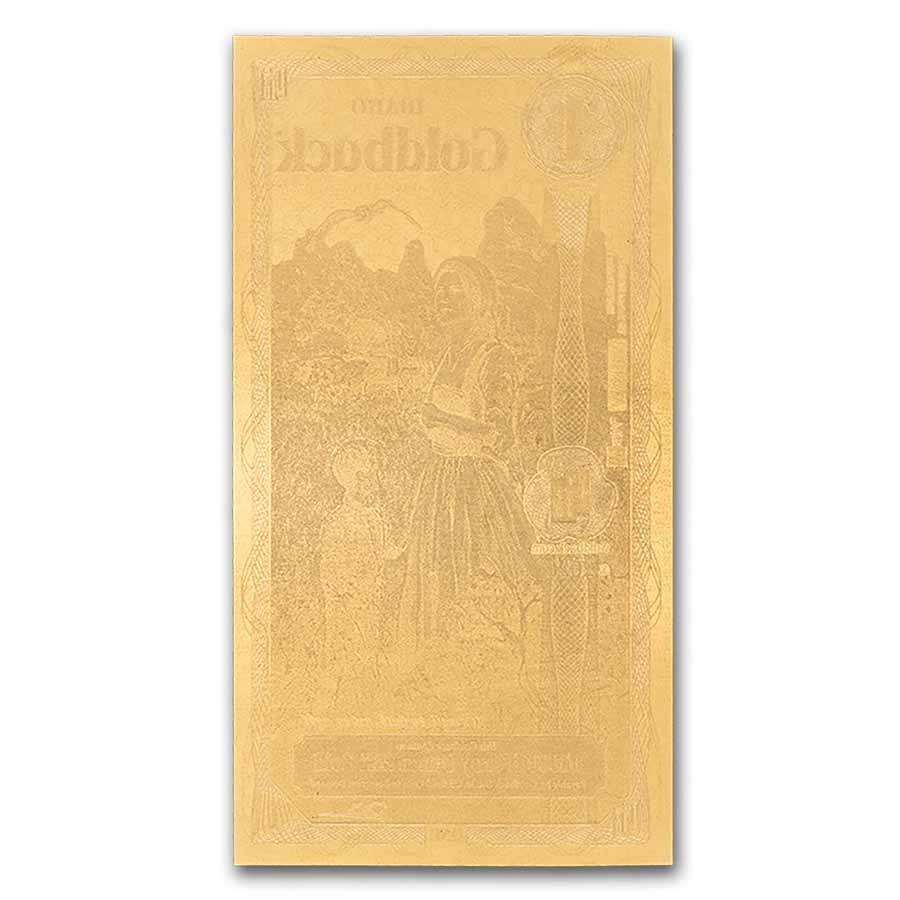 2026 Idaho 1 Goldback – Aurum® 24K Gold Foil Note