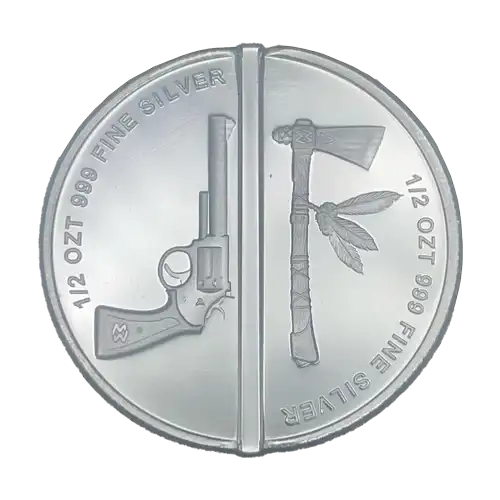 Silver Western Warrior Divisible Round – 1 oz .999 Fine Silver