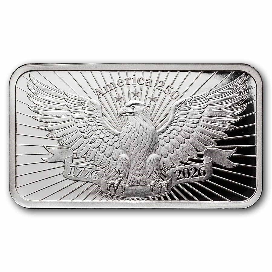 2026 PAMP 250th Anniversary of the USA 1oz Silver Bar