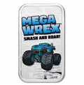 2026 Hot Wheels™ Monster Truck Mega Wrex – 1 oz .999 Fine Silver Colorized Bar