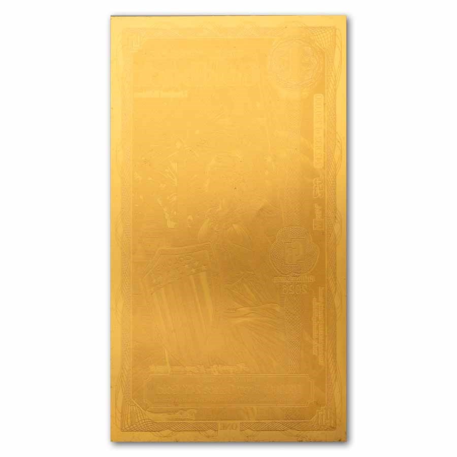 2026 Washington D.C. 1 Goldback – 24K Gold Note – 250,000 Mintage