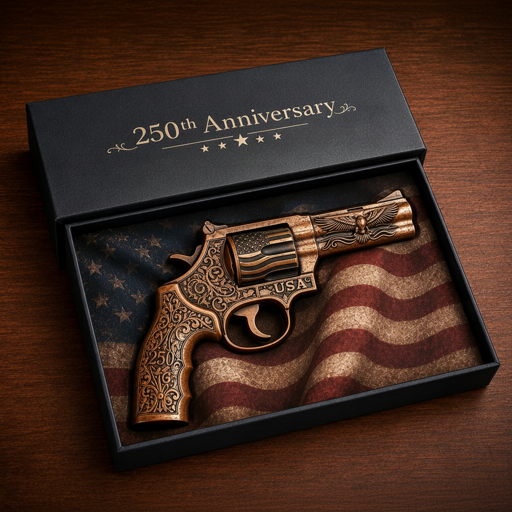 250th Anniversary Revolver – 2.5oz .999 Fine Copper Collectable