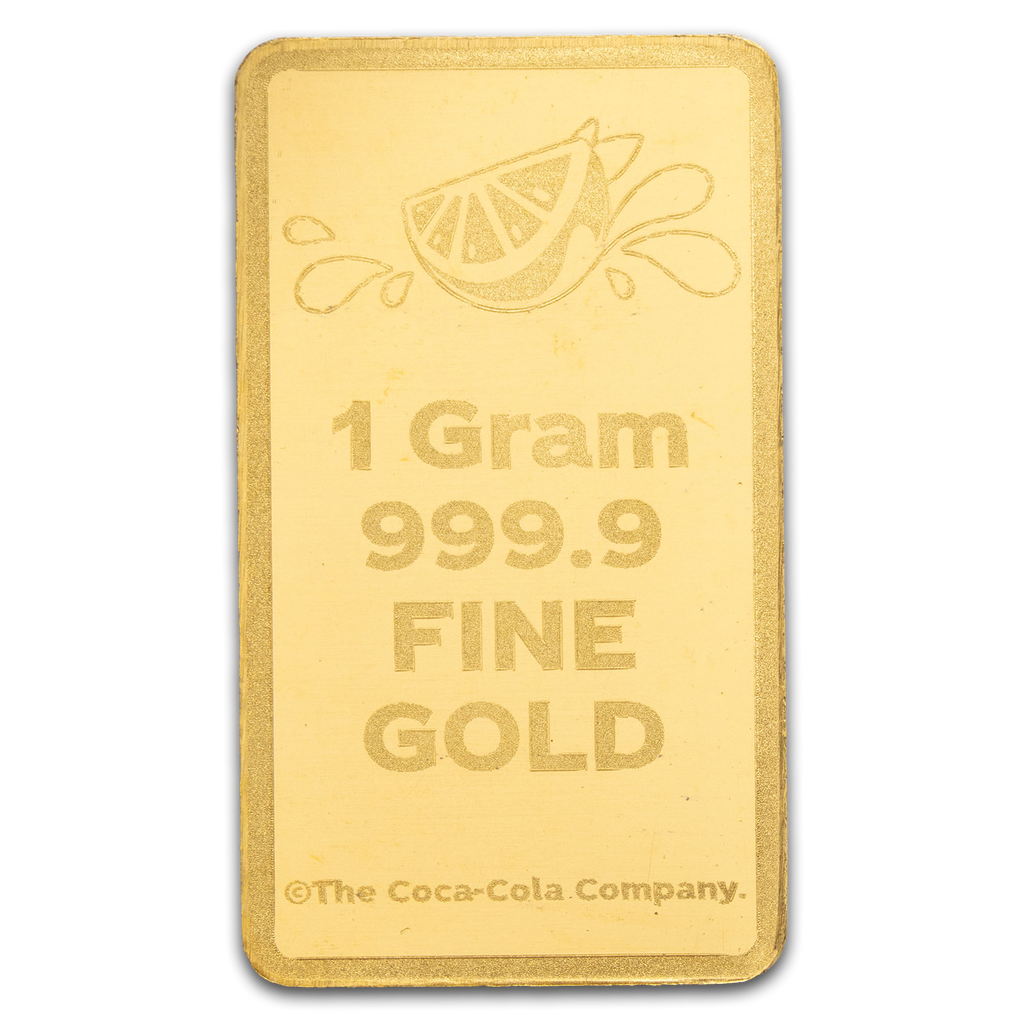 PAMP Orange Fanta 1g Gold Bar