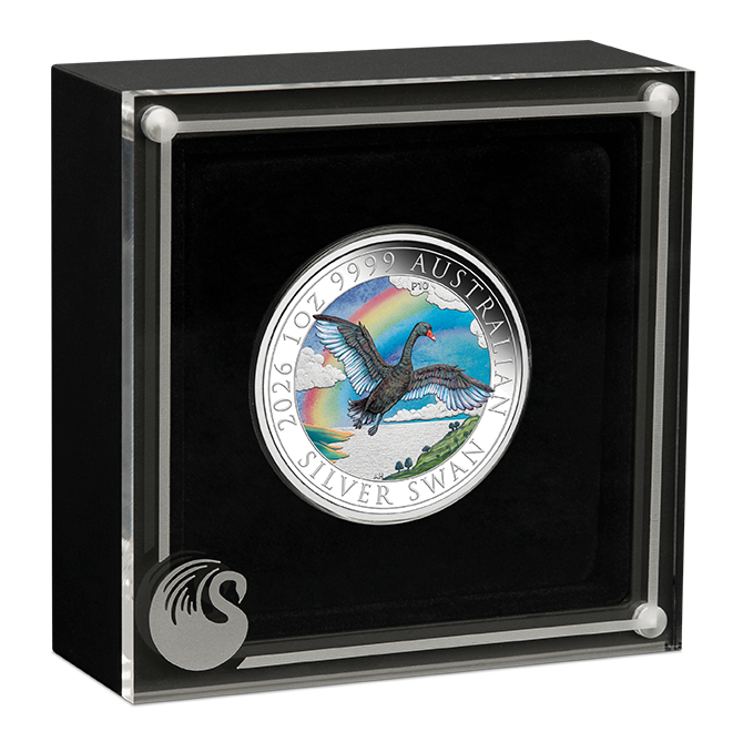 Perth Money Expo ANDA Show Special – 2026 Australian Swan 1 oz Silver Coloured Coin