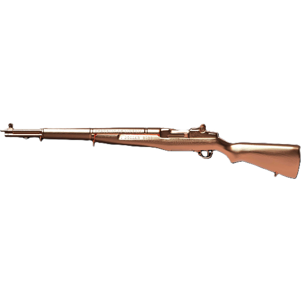M1 Garand Copper Blind Box – 2026 Liberia $1 Shaped Collectible