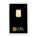 1g ABC Gold Minted Bar – .9999 Fine Gold