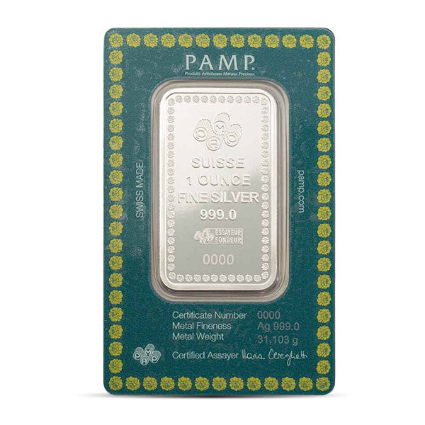 2025 PAMP Suisse Diwali – Festival of Lights 1oz Silver Art Bar in Assay – 4,000 Mintage