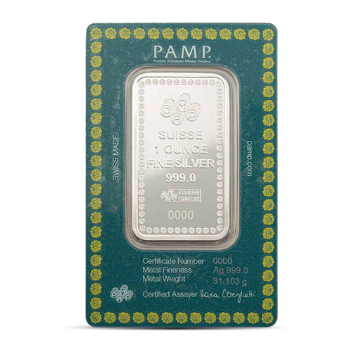 2025 PAMP Suisse Diwali – Festival of Lights 1oz Silver Art Bar in Assay – 4,000 Mintage