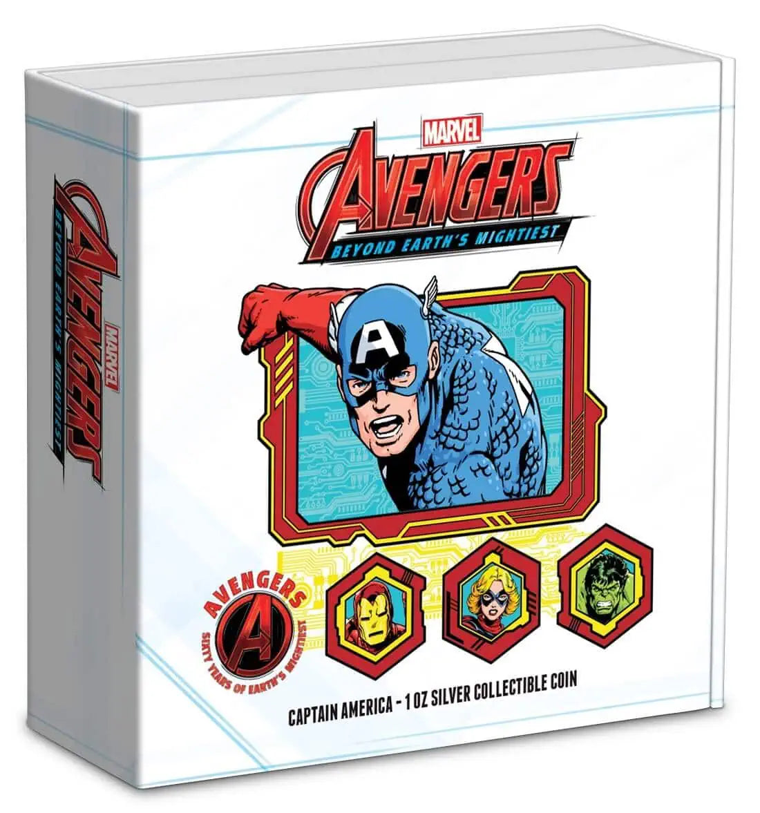 2023 Niue Marvel Avengers™ 60th Anniversary – Captain America™ 1oz Silver Proof Coin