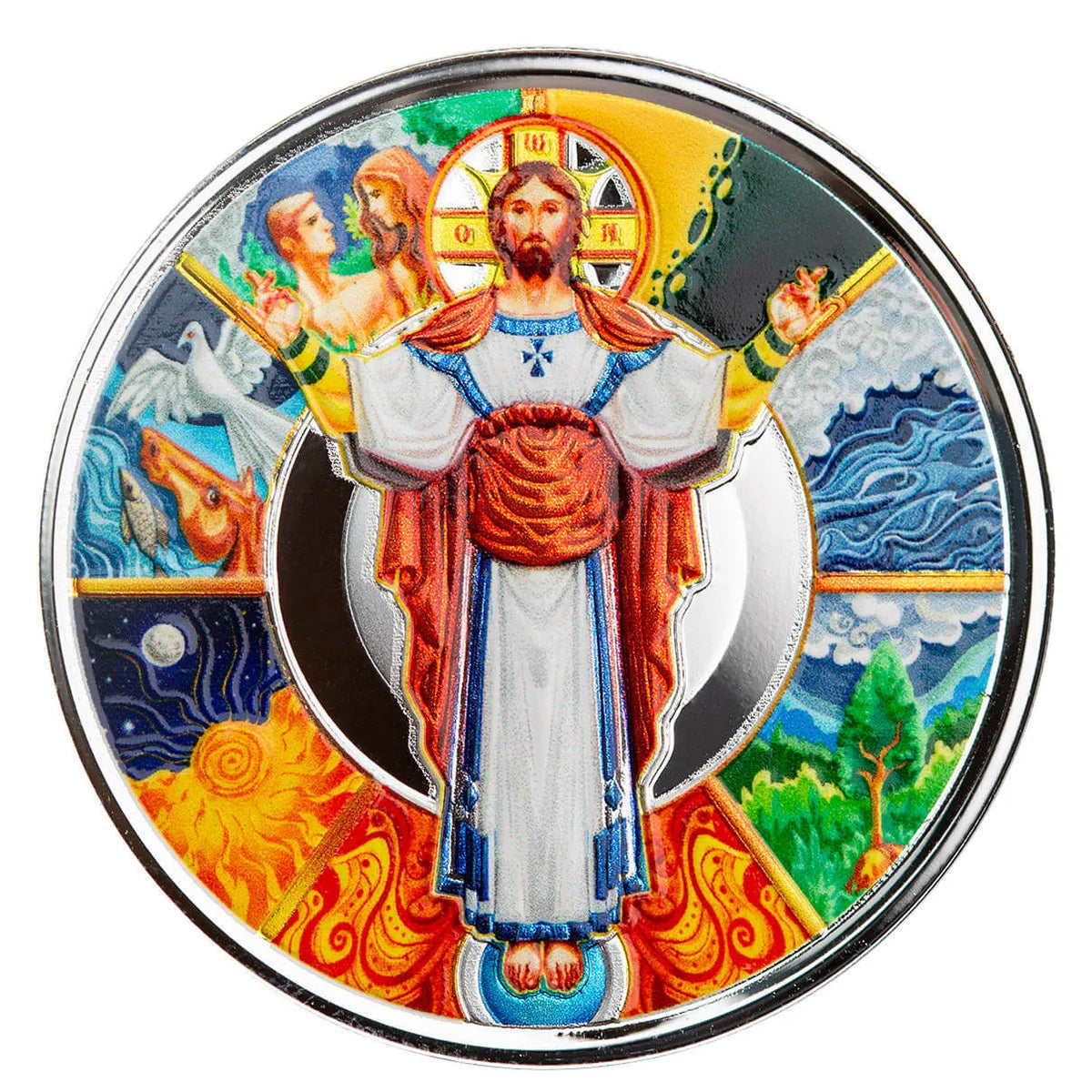 Scottsdale Mint 2024 Jesus Collection The Creator Colorized 1oz Silver Coin