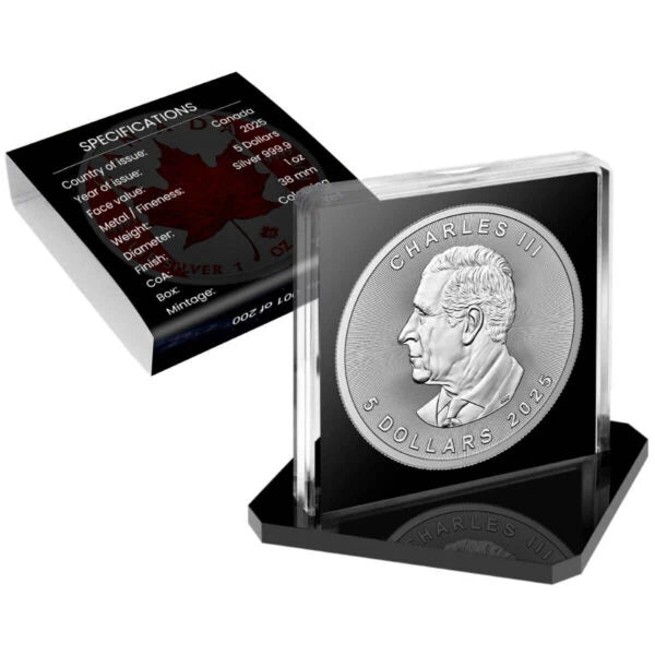 2025 Canada Maple Leaf – The Puppeteer 1 oz Silver Colorized Coin