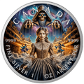2025 Canada Maple Leaf – The Puppeteer 1 oz Silver Colorized Coin