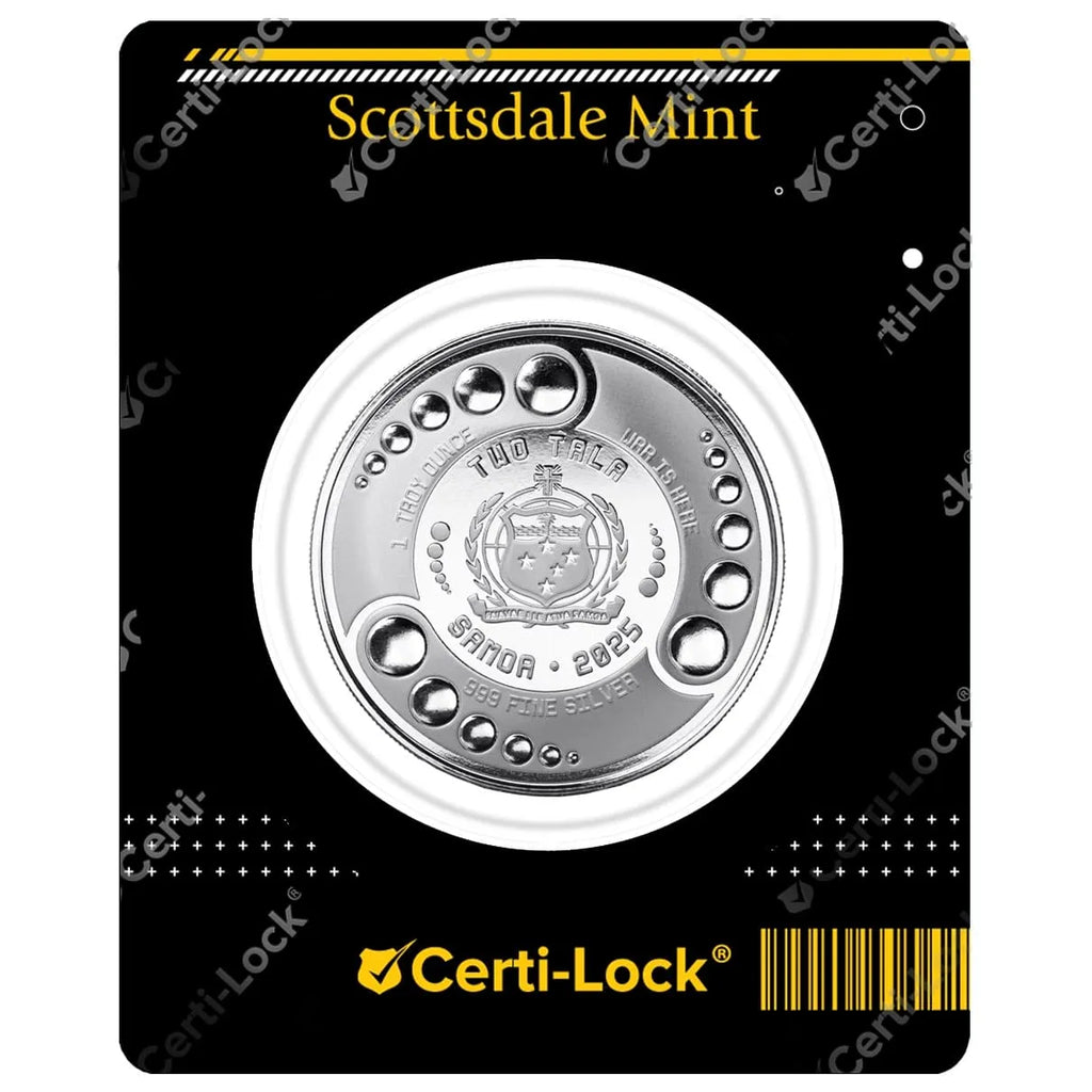 2025 Samoa Alien Architects 1 oz Silver Colorized Coin – Scottsdale Mint&nbsp;– Mintage 1,500