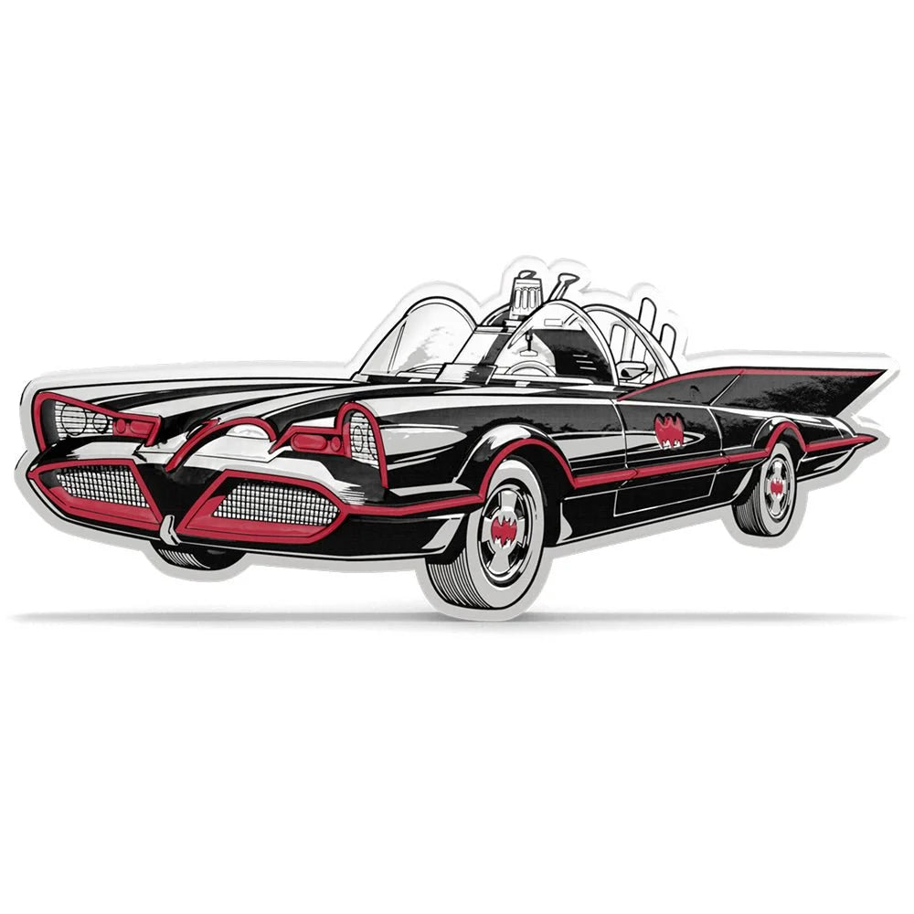 2025 BATMAN™66 – Batmobile 1oz Silver Collectible Coin – 1,000 Mintage