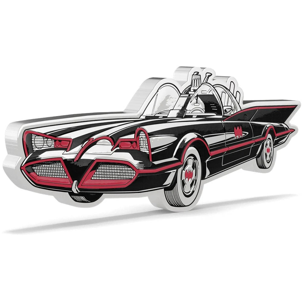 2025 BATMAN™66 – Batmobile 1oz Silver Collectible Coin – 1,000 Mintage