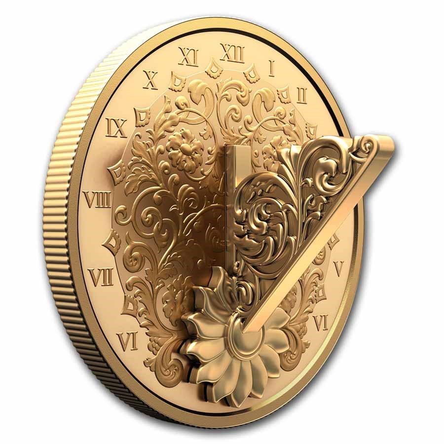 2025 Canada $20 The Gilded Sundial 1 oz Silver Proof Coin