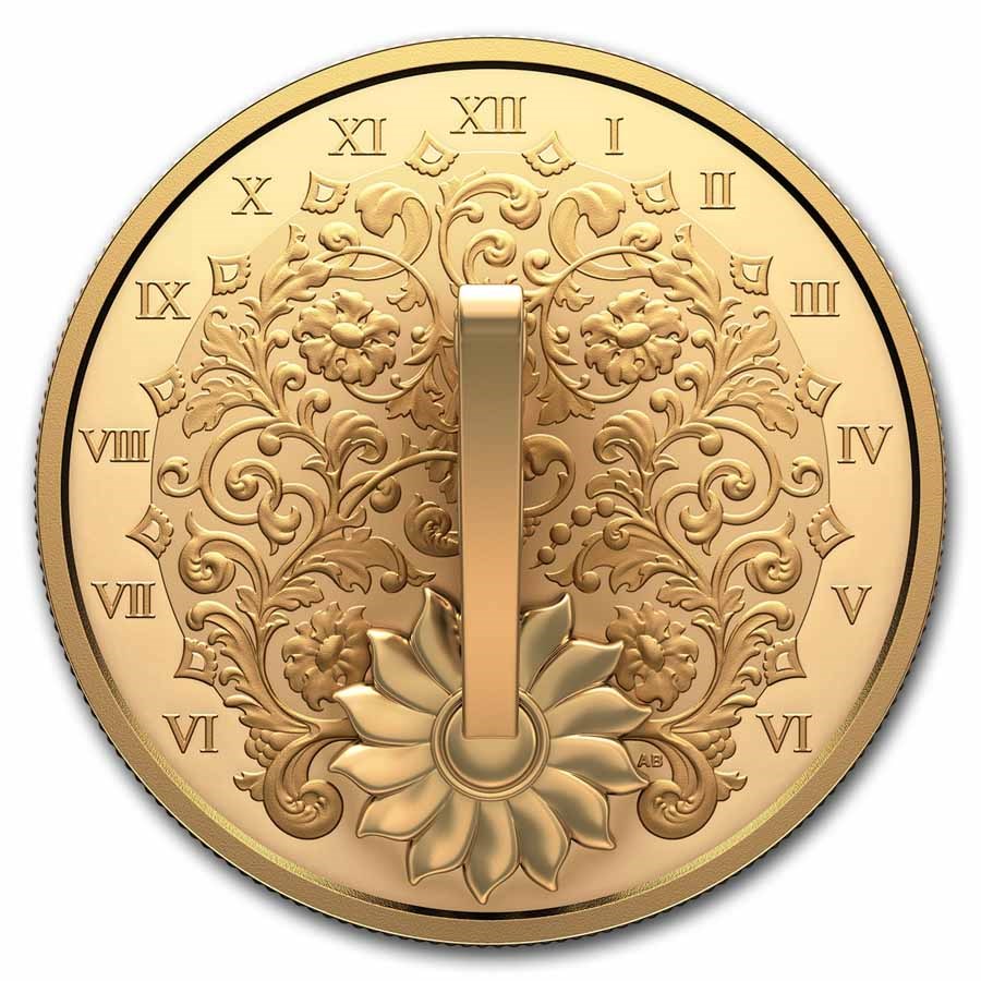2025 Canada $20 The Gilded Sundial 1 oz Silver Proof Coin