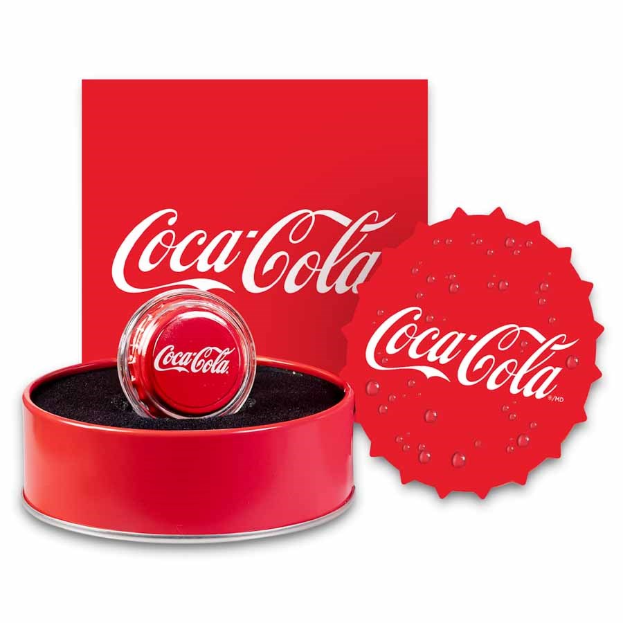 2025 Niue 6g Silver Coca-Cola® Bottle Cap – Box & COA