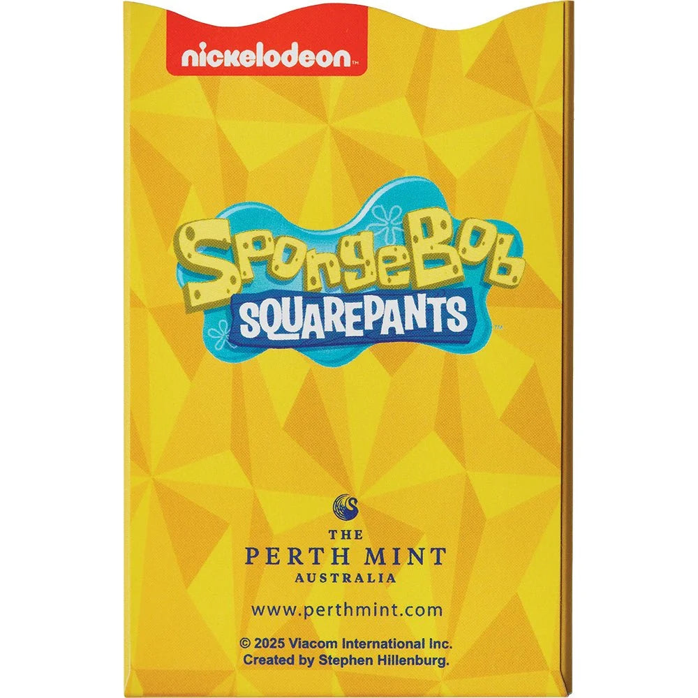 2025 SpongeBob SquarePants 1g Gold Minted Bar