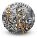 2025 Hannibal Legendary Warriors 2oz Silver High Relief Antiqued Coin Niue $5 with Selective Gold Gilding – Limited Mintage 500