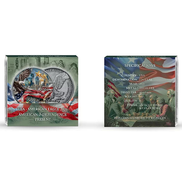 2026 American Silver Eagle – American Independence – Present