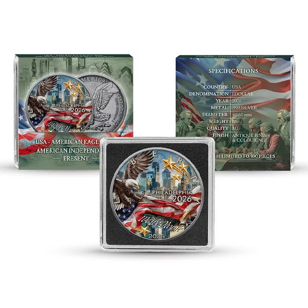 2026 American Silver Eagle – American Independence – Present