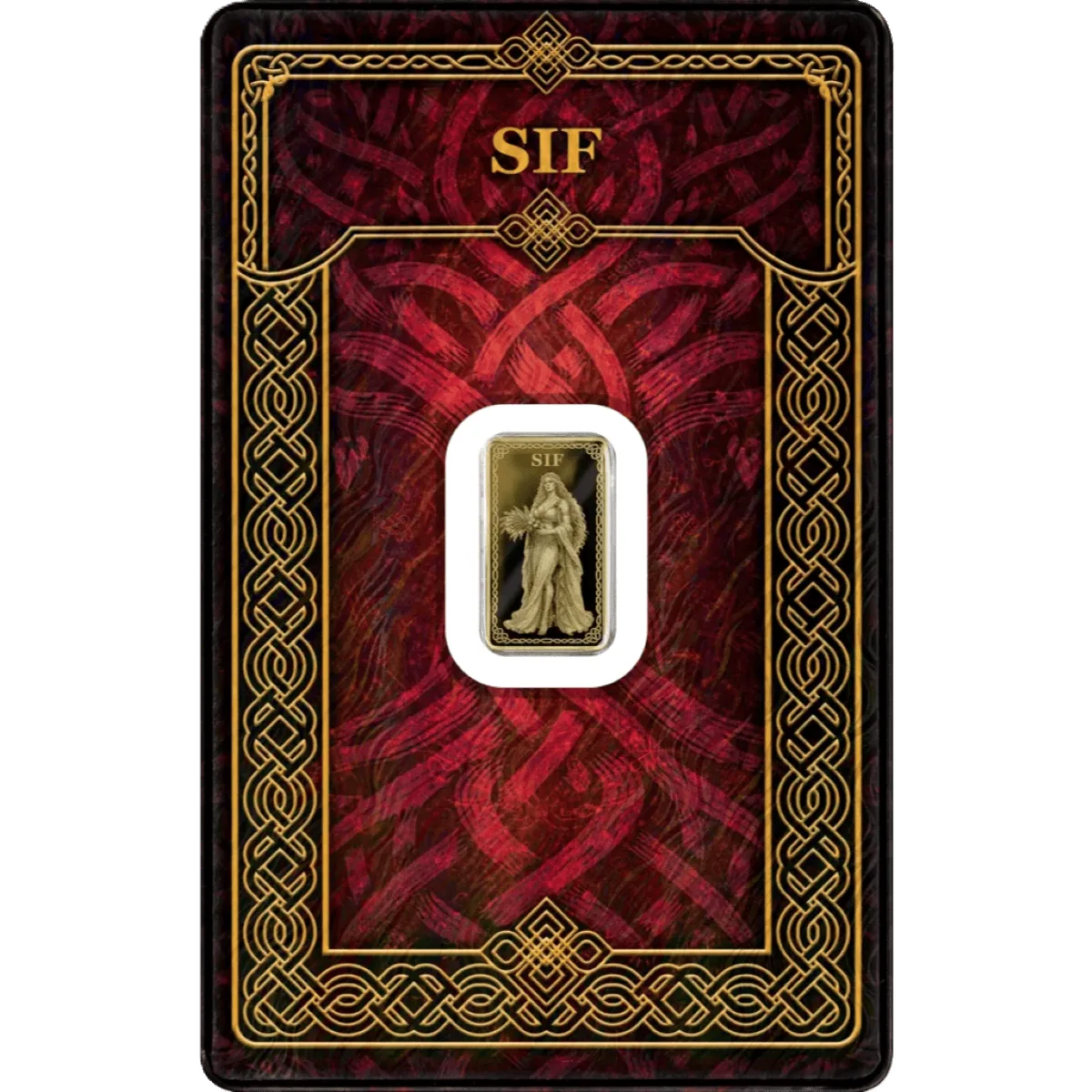 Gods of Germania – Sif 1/100oz Gold Proof 999.9 Minted Bar