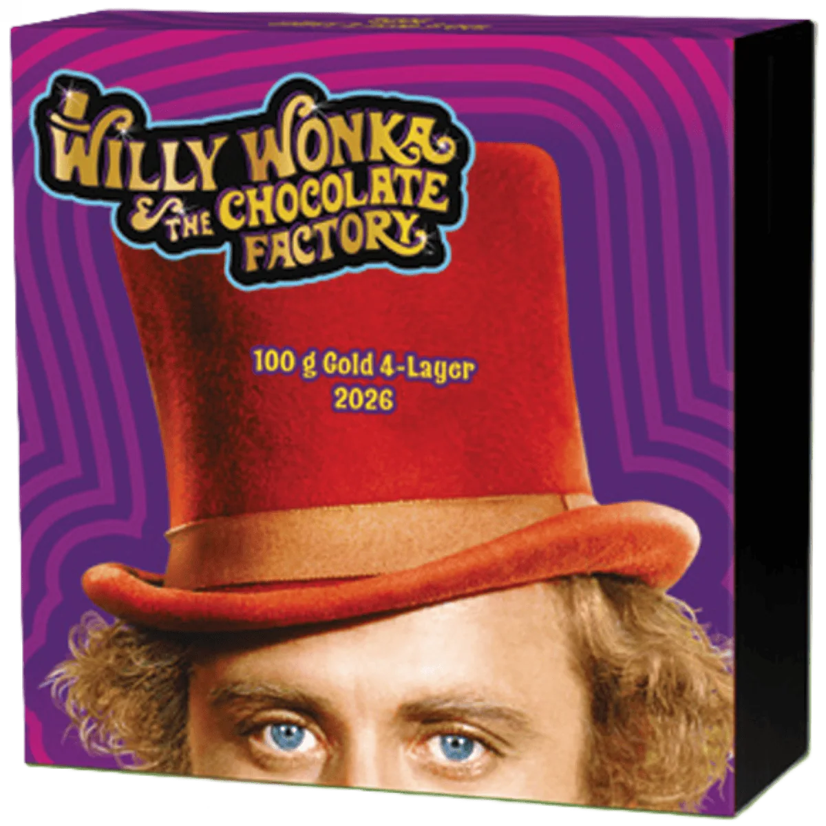 2026 Solomon Islands Willy Wonka &amp; The Chocolate Factory 100g Silver Coin – Mintage 555