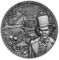 2026 Solomon Islands Willy Wonka &amp; The Chocolate Factory 100g Silver Coin – Mintage 555