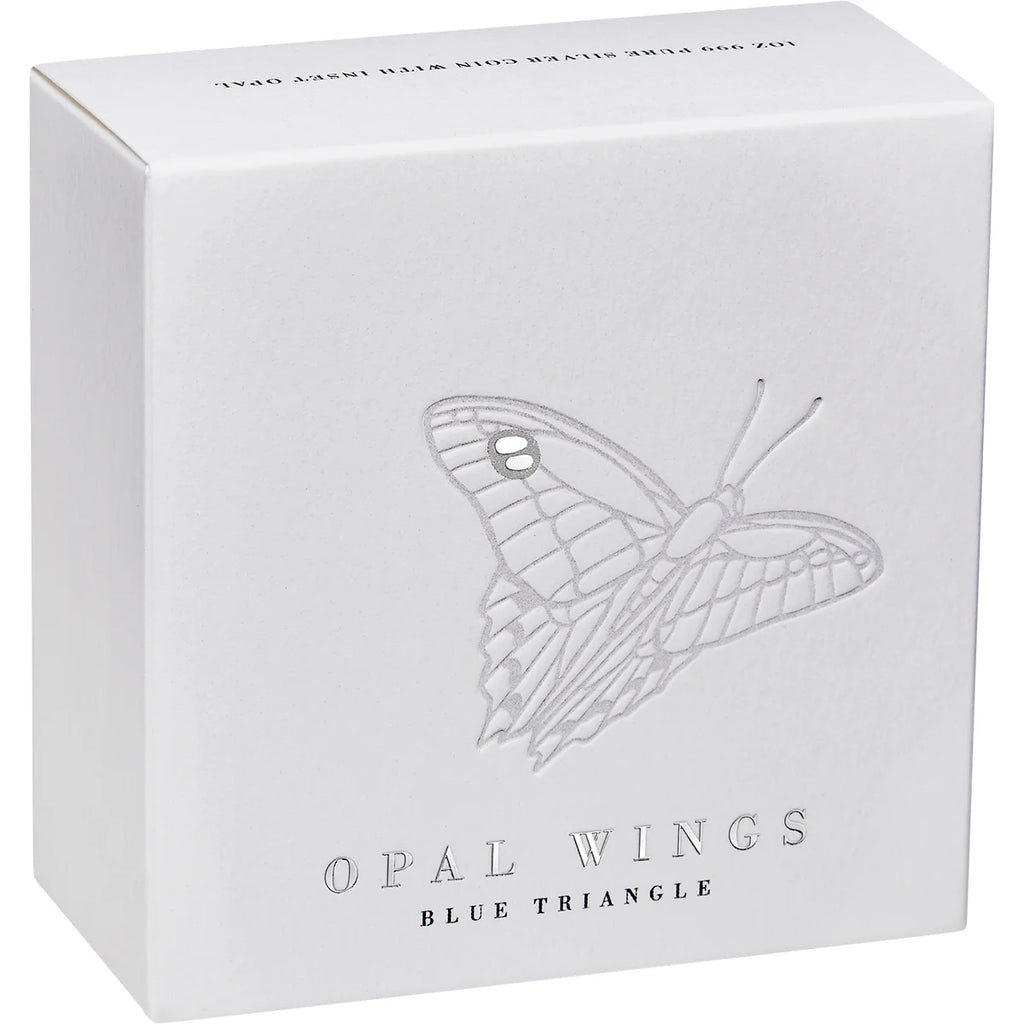 2026 Niue Australian Opal Wings – Blue Triangle 1 oz Silver Proof Coin with Opal Insert