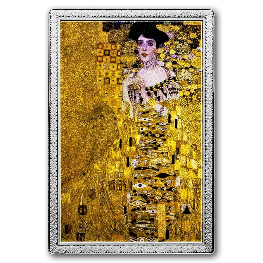 2026 Ghana Catch Me If You Canvas – Portrait of Adele Bloch-Bauer I 1 oz Silver Coin