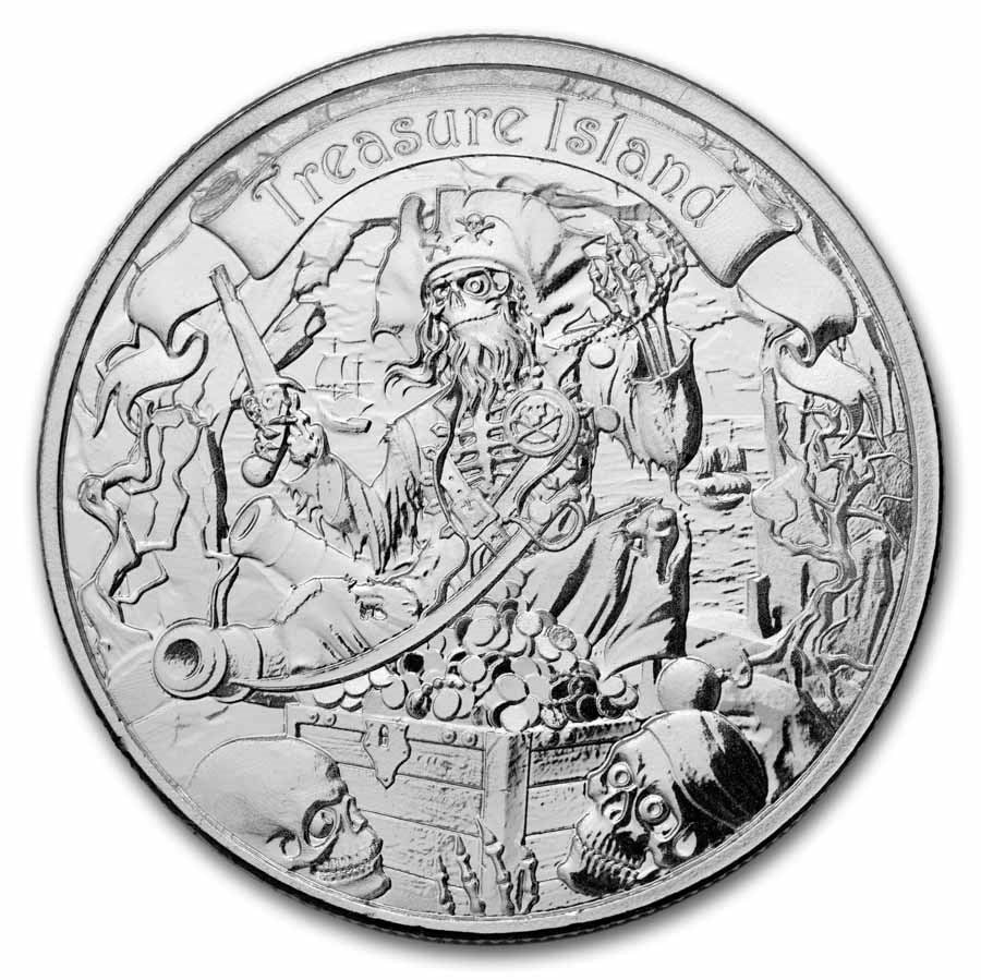 2026 Niue Treasure Island 1oz Silver BU Coin