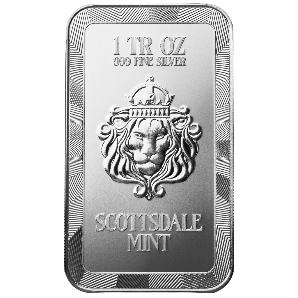 2026 Scottsdale Mint Monster Collection – The Dullahan 1 oz Silver Colorized Bar