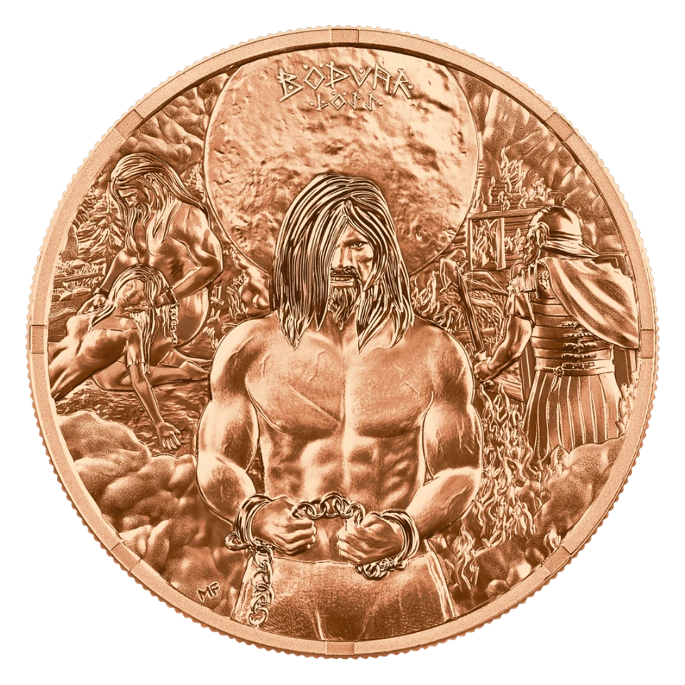 2026 Germania Mint Bödvar Saga Loss 1oz Copper BU